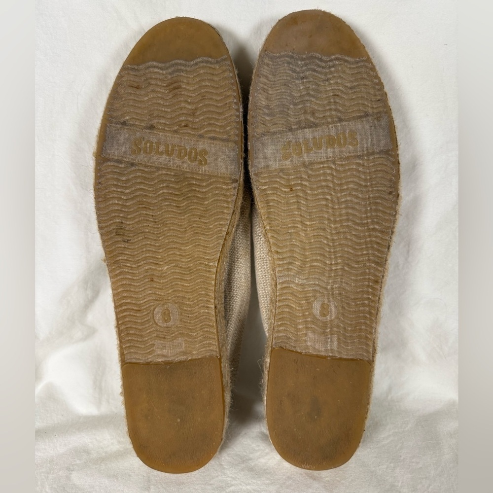 Soludos Embroidered Canvas Aperol Spritz Espadrille Flats 8 - Picture 10 of 11